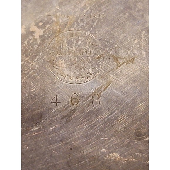 ATQ.1898-1924 Van Bergh S.P. Co., Rochester, N. Y.Quadruple Plate Teapot Set#468 - Picture 11 of 11